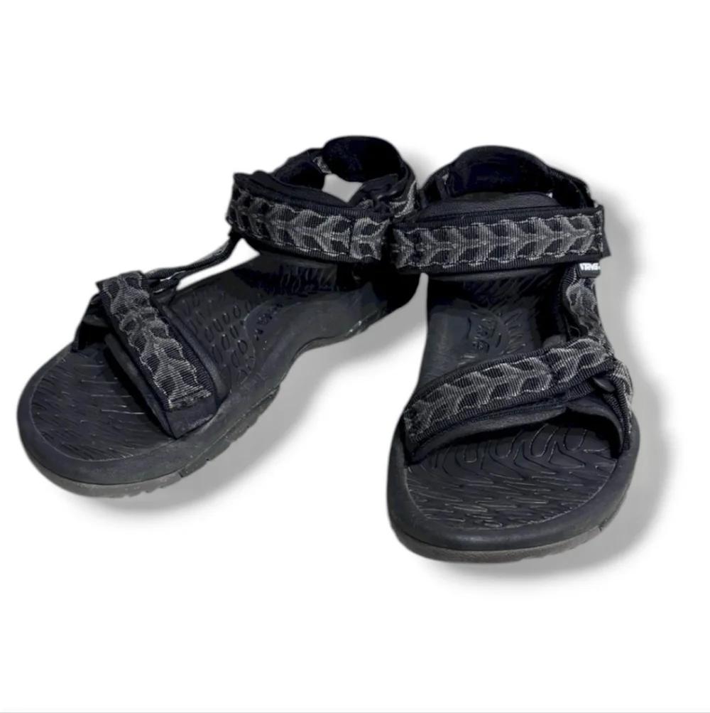 TEVA Black & Grey Web Strap Hiking Sandals
